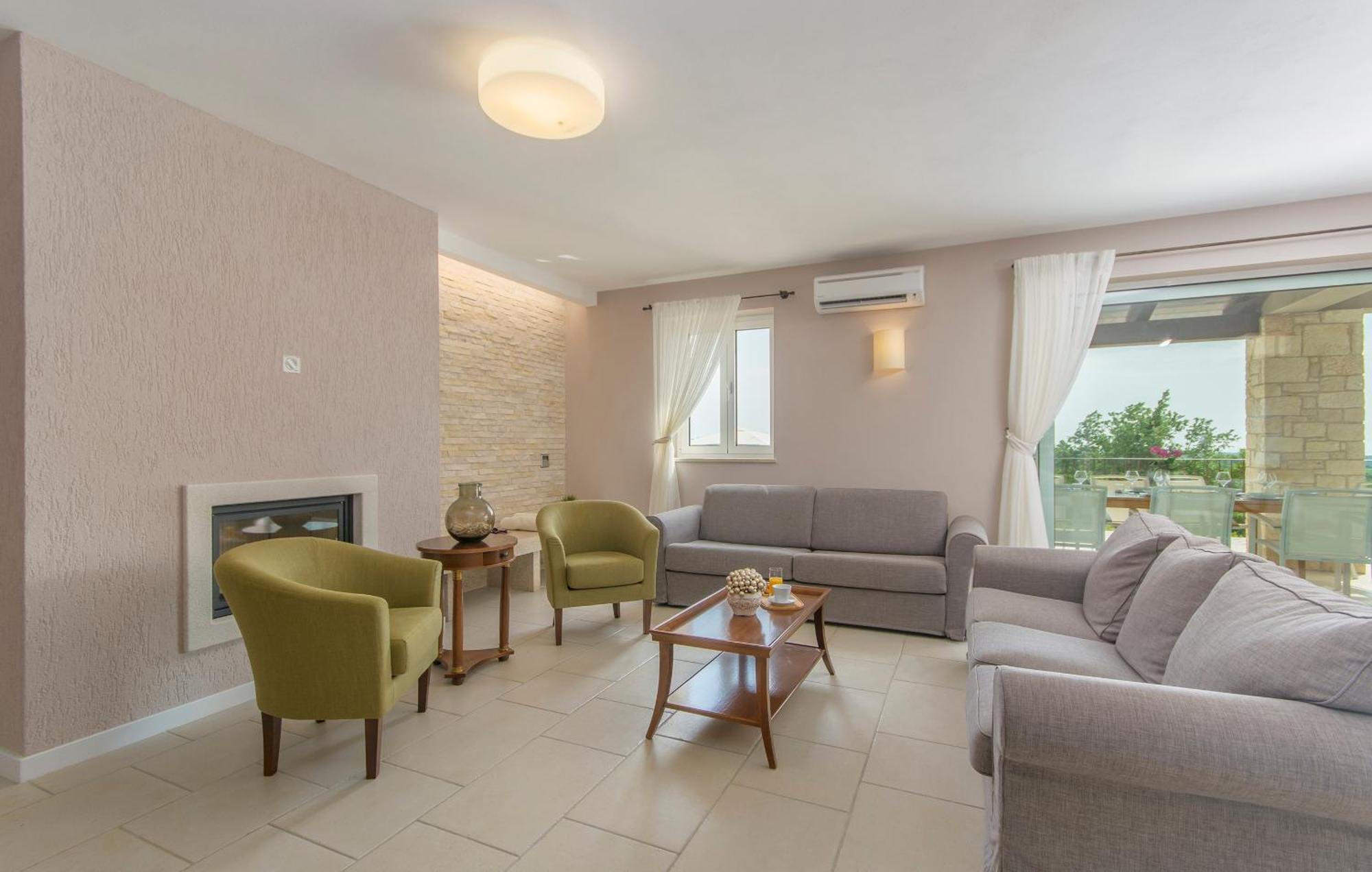 Villa Sterpazzi - Near Porec With Sea View, Private Jacuzzi, Sauna And Pool Вишнян Экстерьер фото